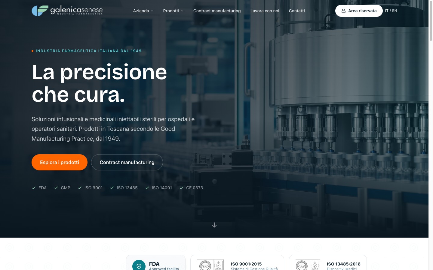 Galenica Senese — industria farmaceutica