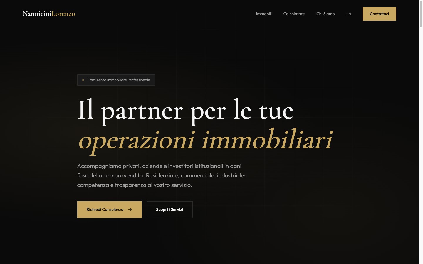 NannciniLorenzo — consulenza immobiliare a Prato e Firenze