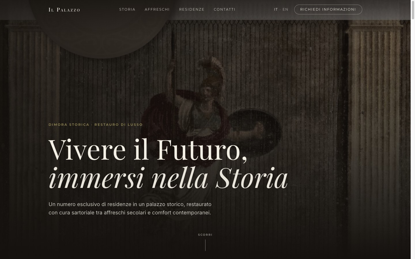 Il Palazzo — dimora storica, restauro di lusso
