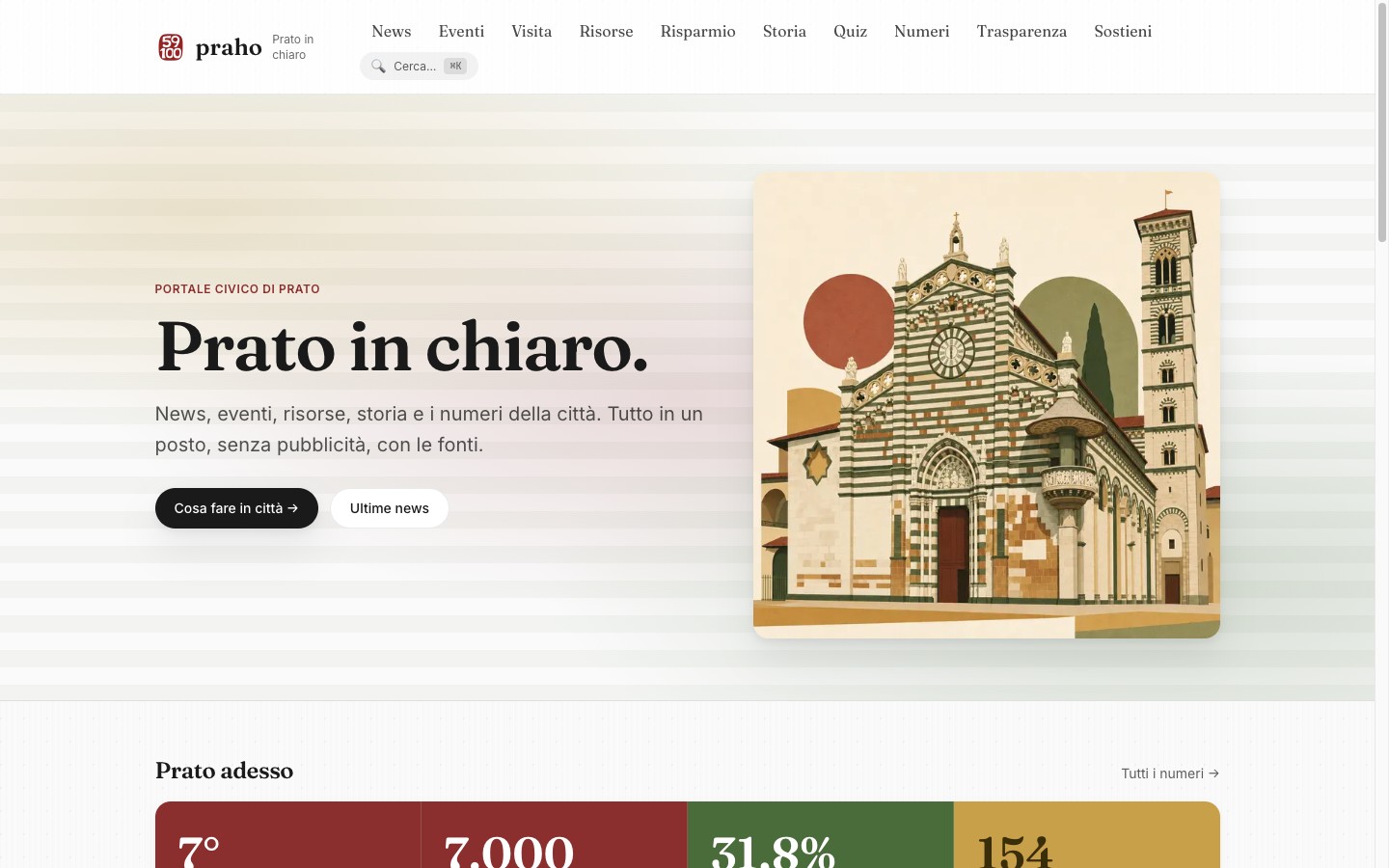 praho — Prato in chiaro, portale civico